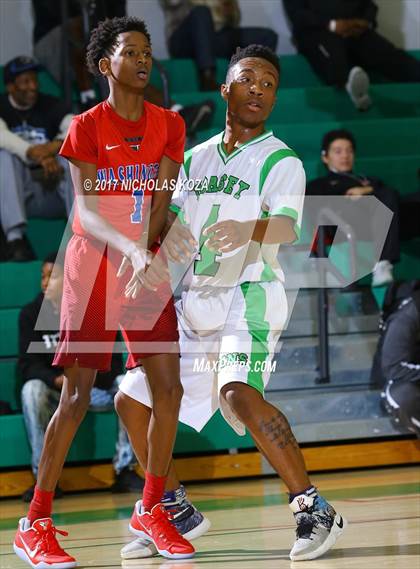 Thumbnail 3 in George Washington Prep vs. Dorsey (D1 Bound Classic) photogallery.