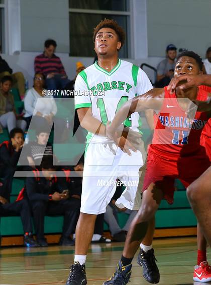 Thumbnail 3 in George Washington Prep vs. Dorsey (D1 Bound Classic) photogallery.