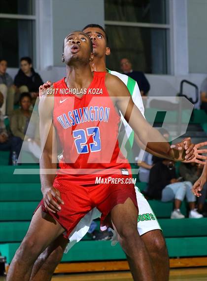 Thumbnail 1 in George Washington Prep vs. Dorsey (D1 Bound Classic) photogallery.