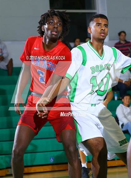 Thumbnail 3 in George Washington Prep vs. Dorsey (D1 Bound Classic) photogallery.