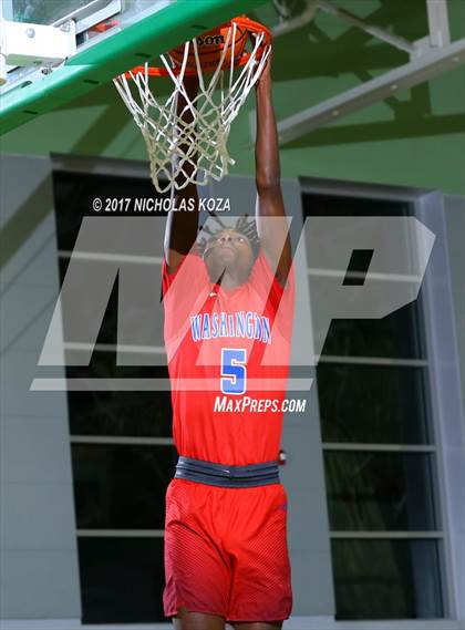 Thumbnail 2 in George Washington Prep vs. Dorsey (D1 Bound Classic) photogallery.