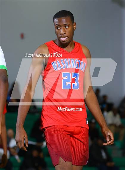 Thumbnail 2 in George Washington Prep vs. Dorsey (D1 Bound Classic) photogallery.