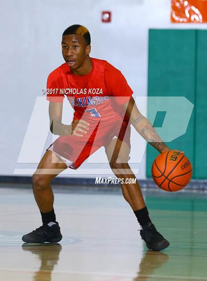 Thumbnail 3 in George Washington Prep vs. Dorsey (D1 Bound Classic) photogallery.