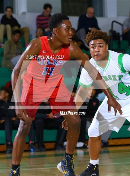 Thumbnail 2 in George Washington Prep vs. Dorsey (D1 Bound Classic) photogallery.