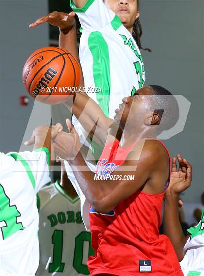 Thumbnail 2 in George Washington Prep vs. Dorsey (D1 Bound Classic) photogallery.