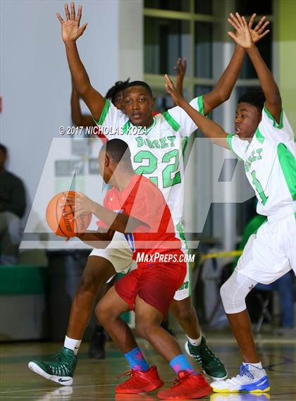 Thumbnail 3 in George Washington Prep vs. Dorsey (D1 Bound Classic) photogallery.