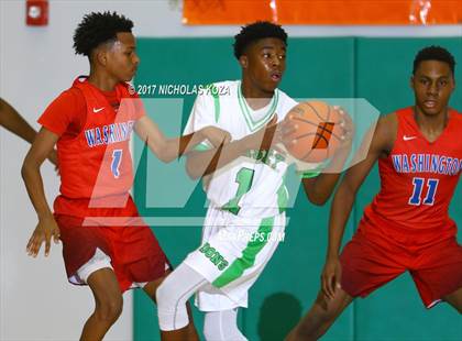 Thumbnail 3 in George Washington Prep vs. Dorsey (D1 Bound Classic) photogallery.