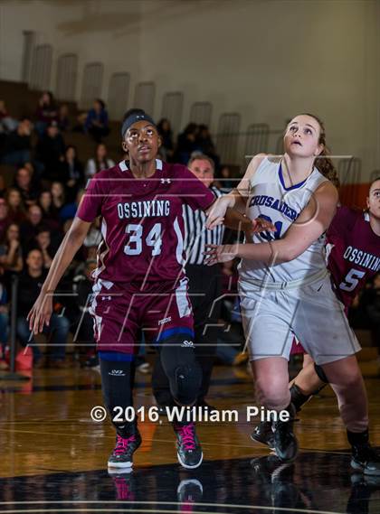 Thumbnail 1 in Ossining vs Monroe-Woodbury (NYSPHSAA Class AA Regional Final) photogallery.