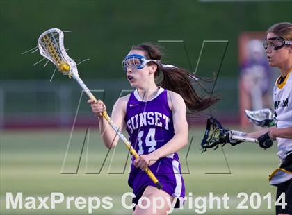 Thumbnail 2 in Sunset vs West Linn (Oregon Girls Lacrosse Association) photogallery.