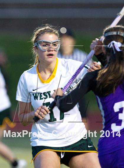 Thumbnail 3 in Sunset vs West Linn (Oregon Girls Lacrosse Association) photogallery.