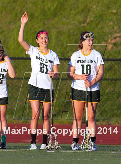 Thumbnail 2 in Sunset vs West Linn (Oregon Girls Lacrosse Association) photogallery.