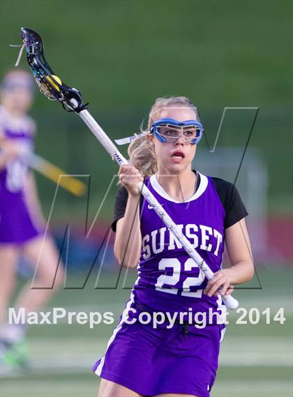 Thumbnail 3 in Sunset vs West Linn (Oregon Girls Lacrosse Association) photogallery.