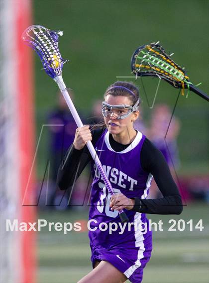Thumbnail 2 in Sunset vs West Linn (Oregon Girls Lacrosse Association) photogallery.