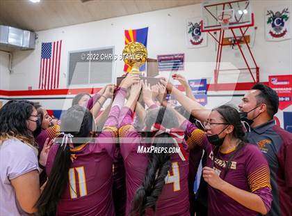 Thumbnail 2 in Rock Point vs Williams (AIA - 1A Championships) photogallery.