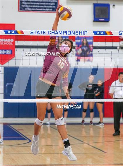 Thumbnail 2 in Rock Point vs Williams (AIA - 1A Championships) photogallery.