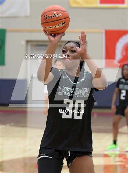Thumbnail 2 in Lake Ridge vs Corpus Christi Veterans Memorial (McDonald's Texas Invitational) photogallery.