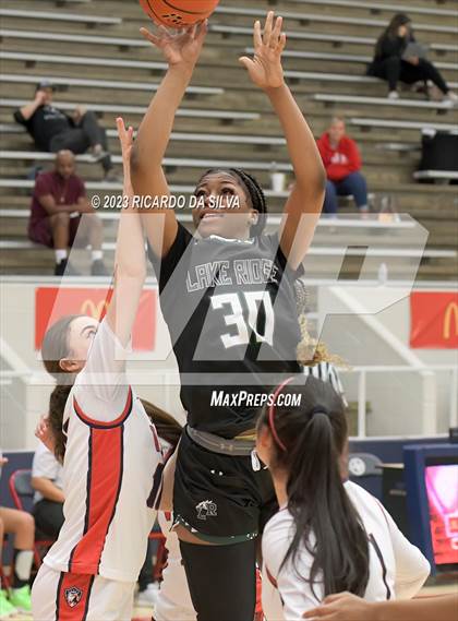 Thumbnail 3 in Lake Ridge vs Corpus Christi Veterans Memorial (McDonald's Texas Invitational) photogallery.