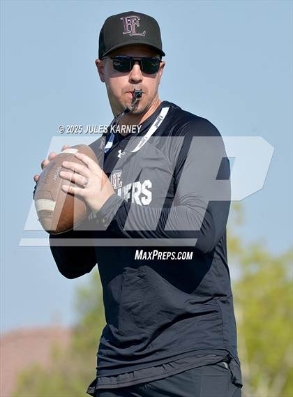Thumbnail 2 in Arbor View vs Faith Lutheran (Scrimmage) photogallery.