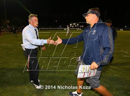 Thumbnail 1 in Mater Dei vs. St. John Bosco photogallery.