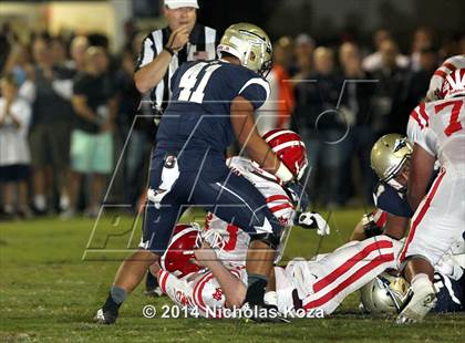 Thumbnail 1 in Mater Dei vs. St. John Bosco photogallery.