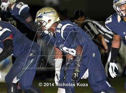 Thumbnail 1 in Mater Dei vs. St. John Bosco photogallery.