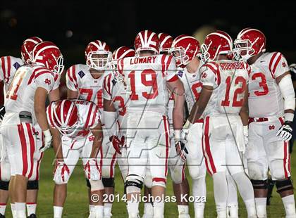 Thumbnail 3 in Mater Dei vs. St. John Bosco photogallery.