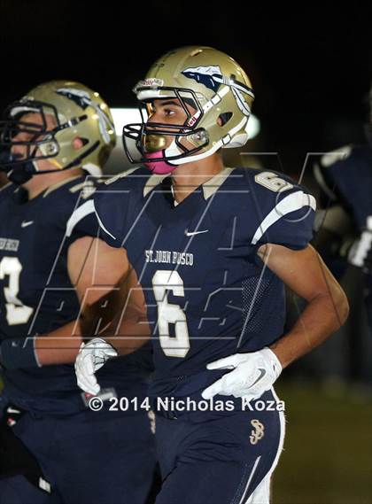 Thumbnail 2 in Mater Dei vs. St. John Bosco photogallery.