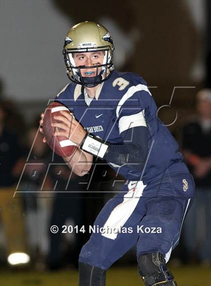 Thumbnail 1 in Mater Dei vs. St. John Bosco photogallery.