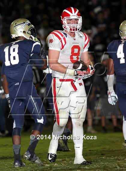 Thumbnail 3 in Mater Dei vs. St. John Bosco photogallery.