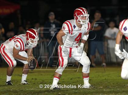 Thumbnail 1 in Mater Dei vs. St. John Bosco photogallery.