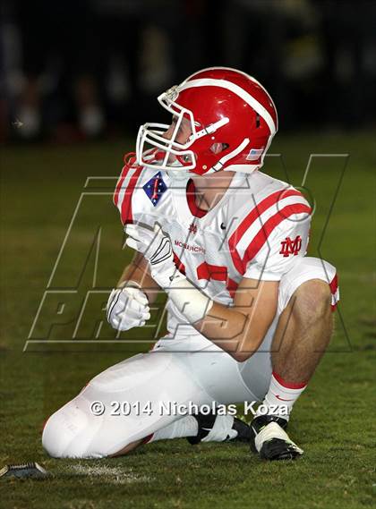 Thumbnail 3 in Mater Dei vs. St. John Bosco photogallery.