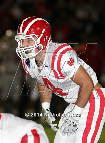 Thumbnail 2 in Mater Dei vs. St. John Bosco photogallery.