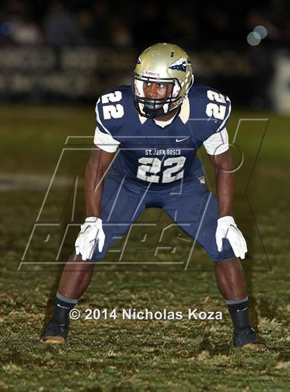 Thumbnail 1 in Mater Dei vs. St. John Bosco photogallery.