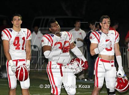 Thumbnail 3 in Mater Dei vs. St. John Bosco photogallery.
