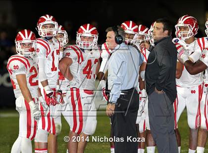 Thumbnail 3 in Mater Dei vs. St. John Bosco photogallery.