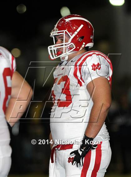 Thumbnail 3 in Mater Dei vs. St. John Bosco photogallery.
