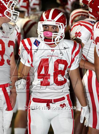 Thumbnail 2 in Mater Dei vs. St. John Bosco photogallery.