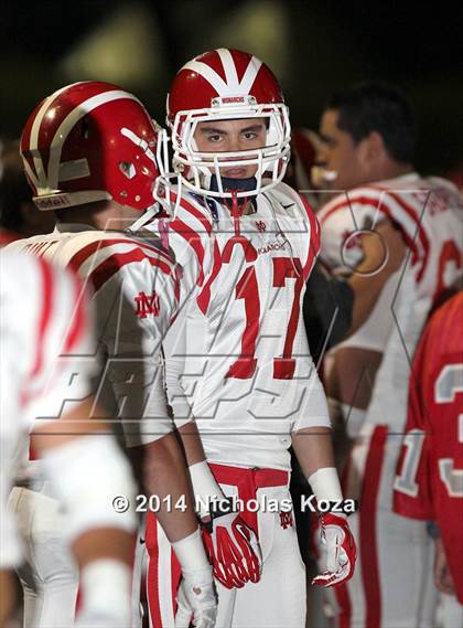 Thumbnail 1 in Mater Dei vs. St. John Bosco photogallery.