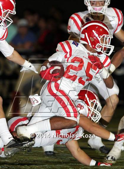 Thumbnail 1 in Mater Dei vs. St. John Bosco photogallery.