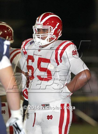 Thumbnail 1 in Mater Dei vs. St. John Bosco photogallery.