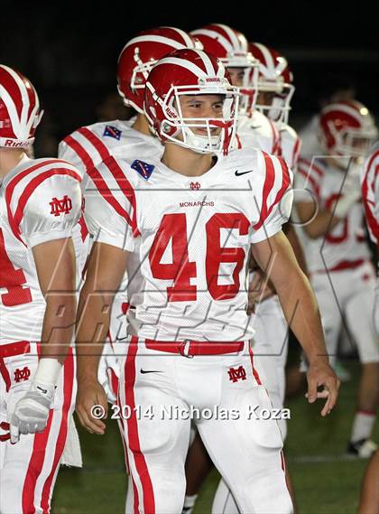 Thumbnail 2 in Mater Dei vs. St. John Bosco photogallery.