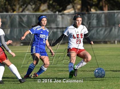 Thumbnail 3 in Lee [Robert E.] vs South San Antonio (Tejeda Sports Complex) photogallery.