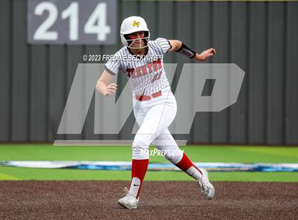 Thumbnail 1 in Muenster vs. Trenton (UIL 2A Softball Regional Semifinal) photogallery.