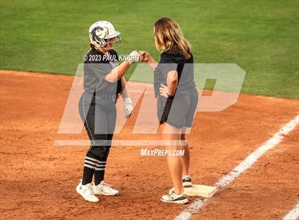 Thumbnail 1 in Guyer vs. Bridgeland (UIL 6A Softball Semifinal) photogallery.