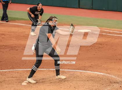 Thumbnail 2 in Guyer vs. Bridgeland (UIL 6A Softball Semifinal) photogallery.