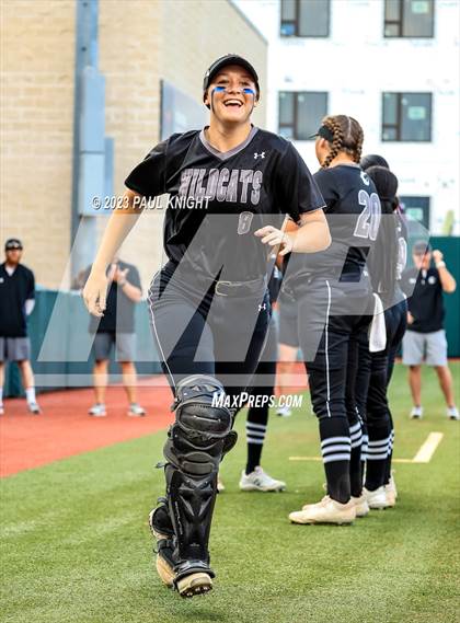 Thumbnail 1 in Guyer vs. Bridgeland (UIL 6A Softball Semifinal) photogallery.