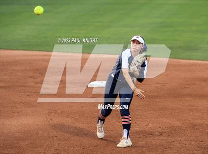 Thumbnail 1 in Guyer vs. Bridgeland (UIL 6A Softball Semifinal) photogallery.