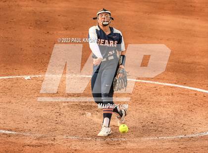 Thumbnail 1 in Guyer vs. Bridgeland (UIL 6A Softball Semifinal) photogallery.
