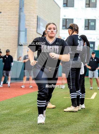 Thumbnail 2 in Guyer vs. Bridgeland (UIL 6A Softball Semifinal) photogallery.