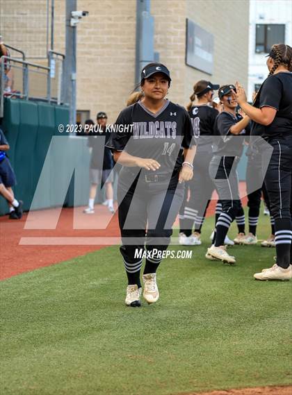 Thumbnail 1 in Guyer vs. Bridgeland (UIL 6A Softball Semifinal) photogallery.